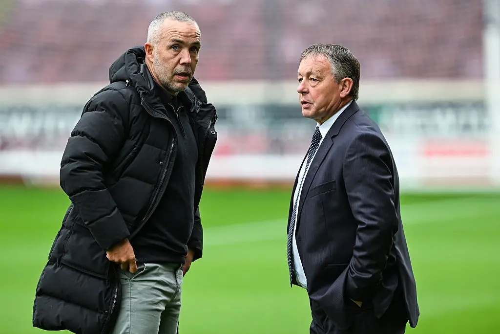 Billy Davies (right) is Greenock Morton technical head coach (Credit:Getty)