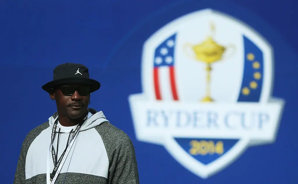 Michael Jordan is a big fan of the Ryder Cup. (Image: Andrew Redington/Getty Images)
