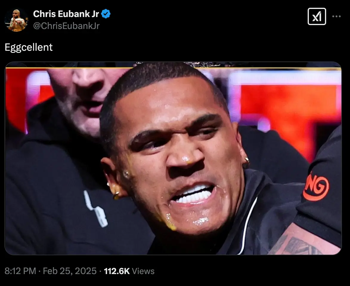 Image: Twitter/@ChrisEubankJr