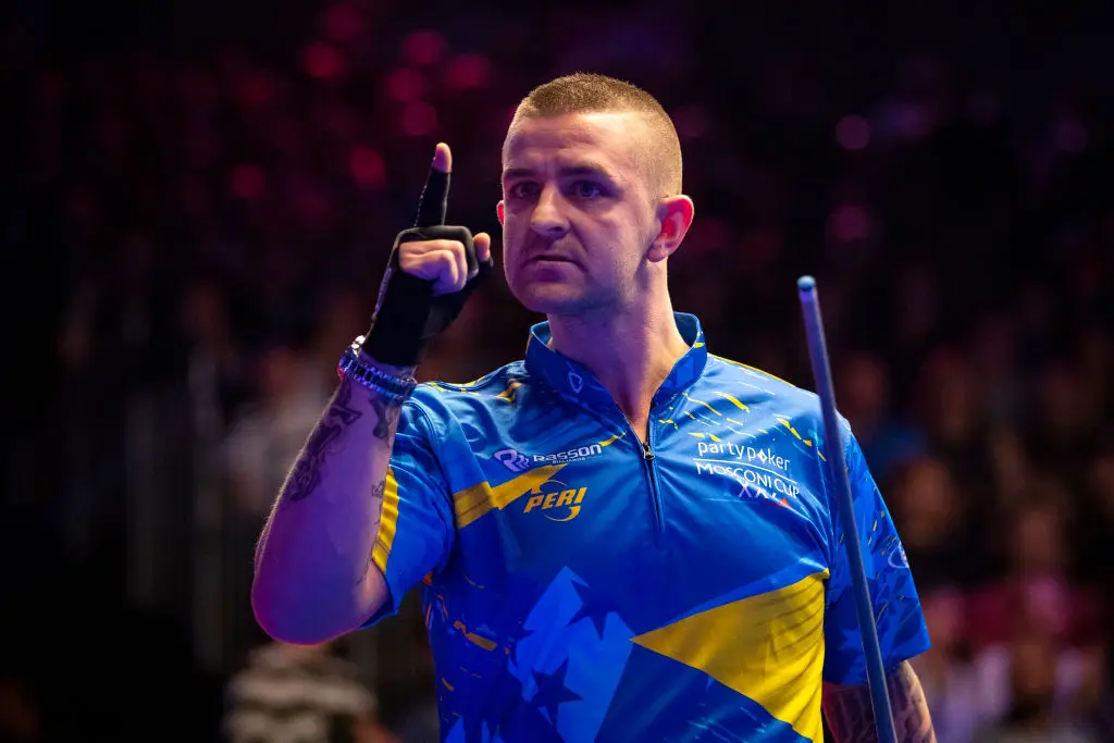 Scottish pool star Jayson Shaw pictured (