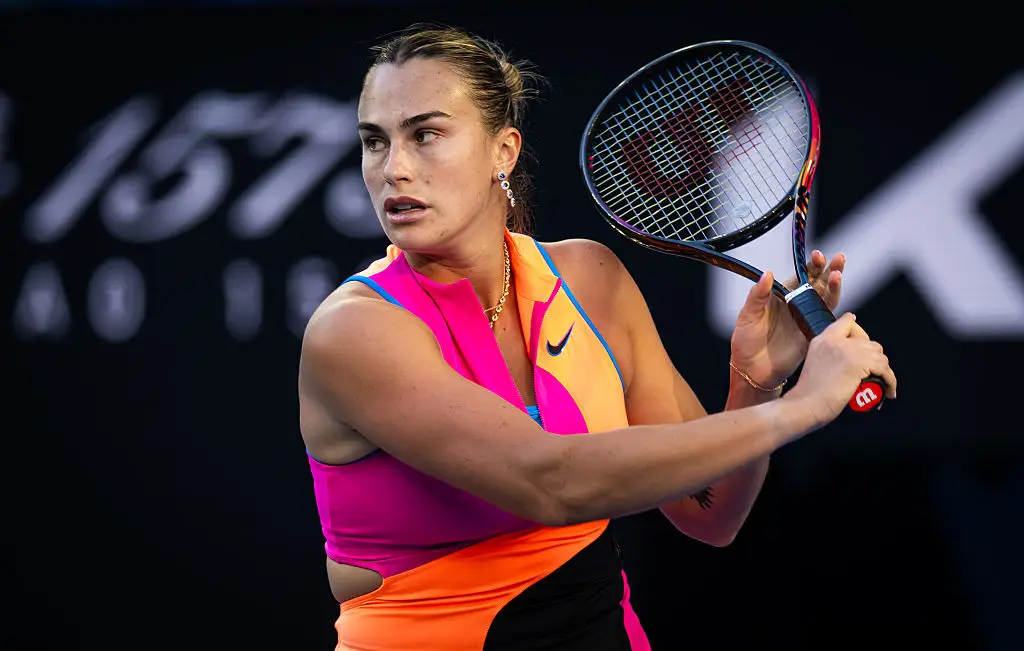 Aryna Sabalenka in action at the Australian Open (Credit:Getty)