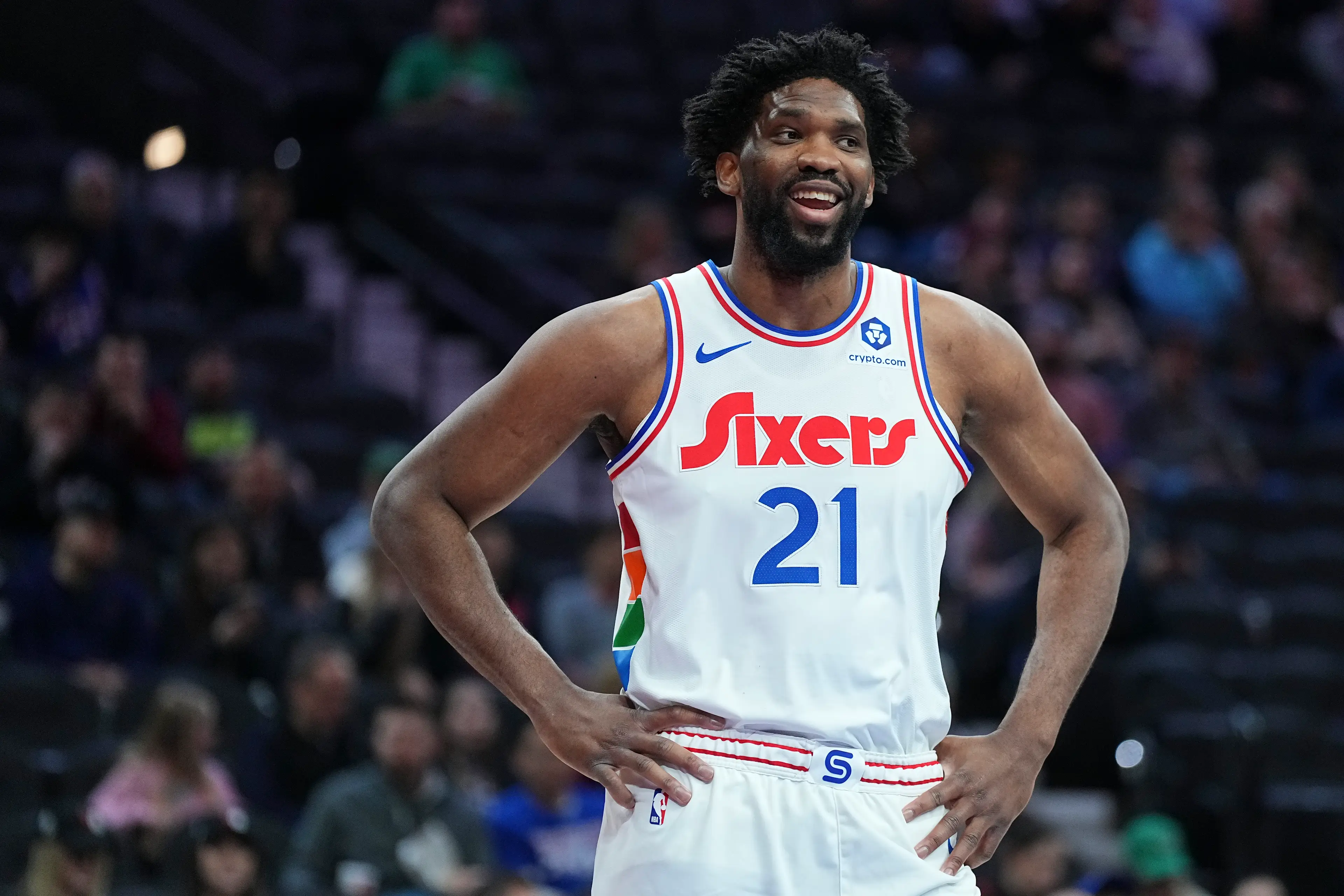 Joel Embiid will become the highest paid player in NBA in 2027. (Image: Mitchell Leff/Getty Images)