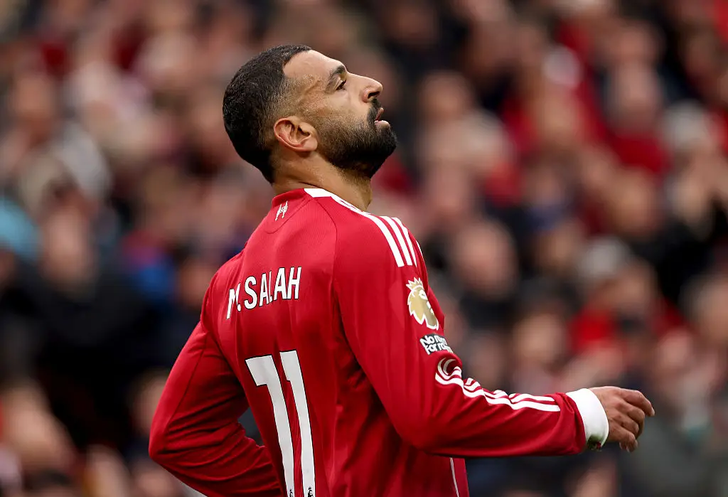 Mohamed Salah has received massive criticism for his performance against Manchester United. (Image: Liverpool FC/Liverpool FC via Getty Images)