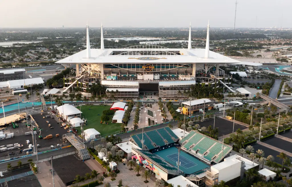 The Hard Rock stadium in Miami was set to host the La Liga game. (Image: Cliff Hawkins - FIFA/FIFA via Getty Images)