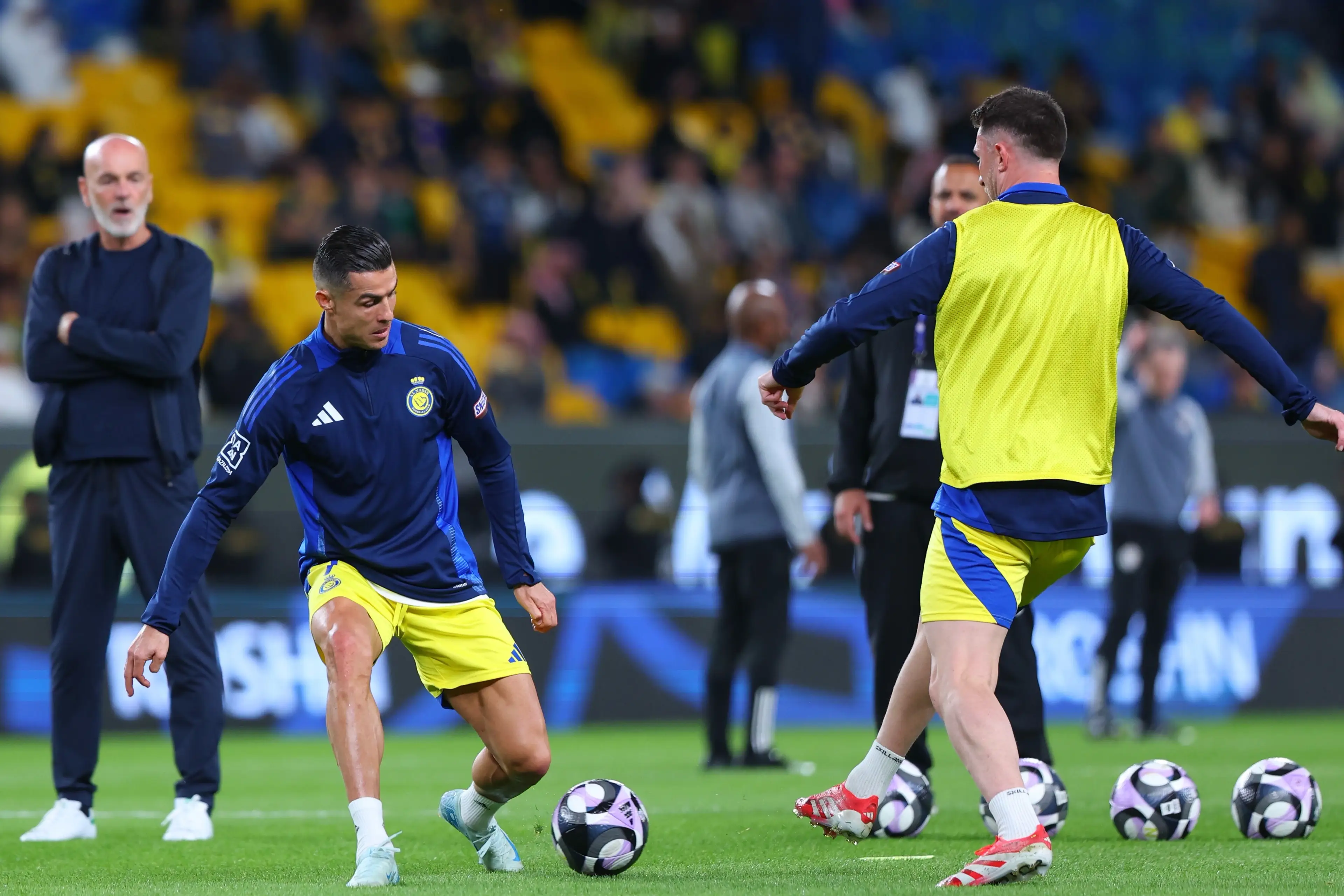 Laporte and Ronaldo could leave Al Nassr this summer. Image credit: Getty