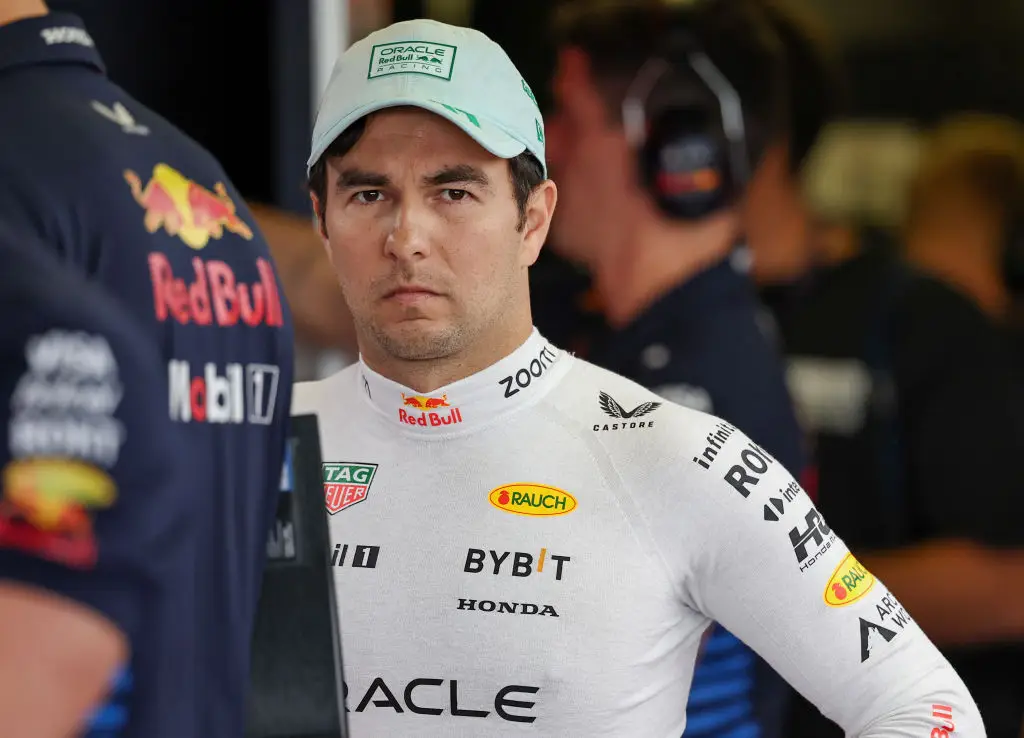 Red Bull's Sergio Perez pictured during the Mexico City Grand Prix race weekend -