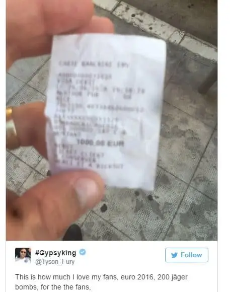 Image: @Tyson__Fury