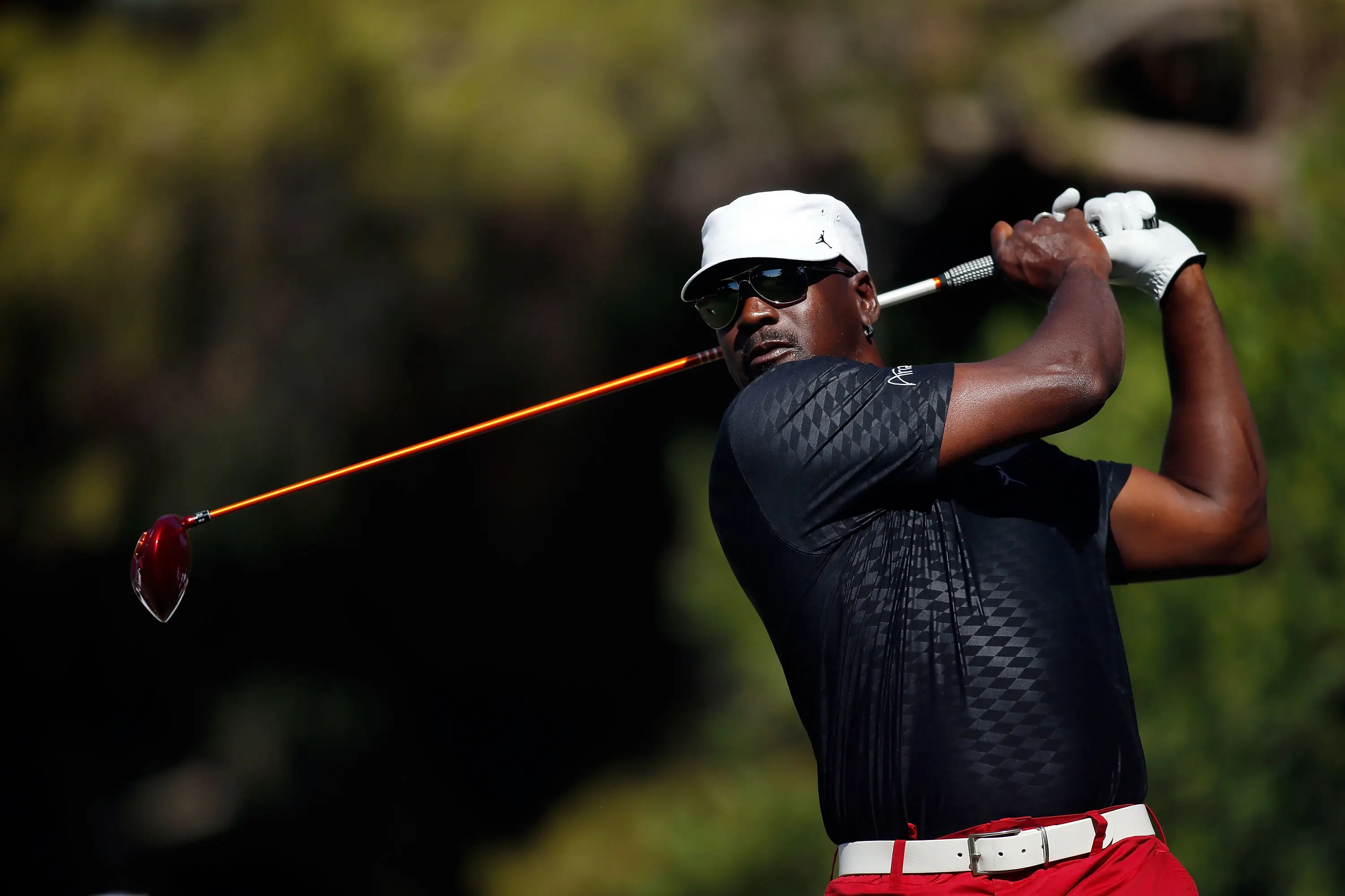 Michael Jordan has been accused of cheating at golf. Image: Getty