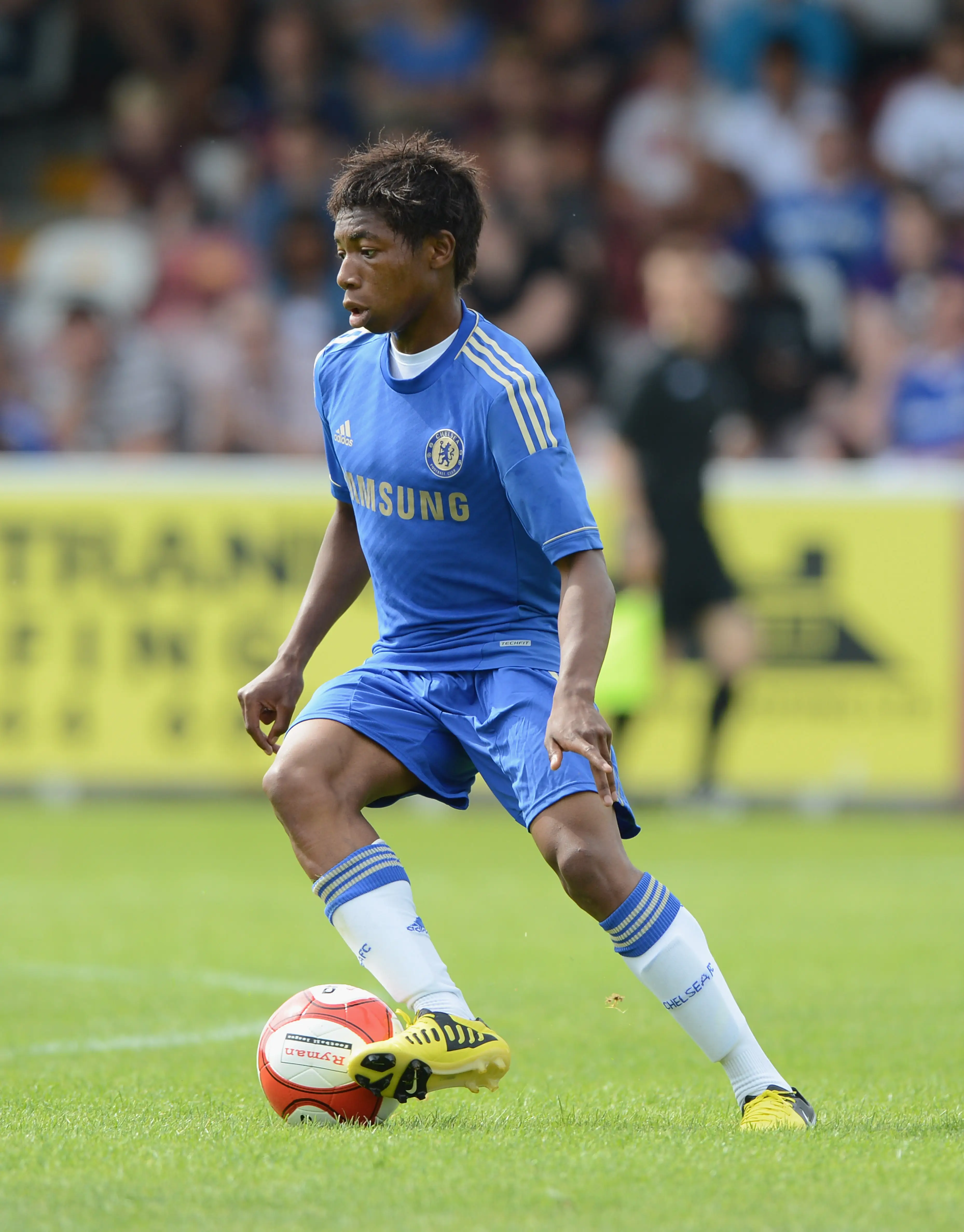 Lamisha Musonda during a pre-season friendly match between Kingstonian FC and Chelsea under-21s in 2012. Image credit: Getty