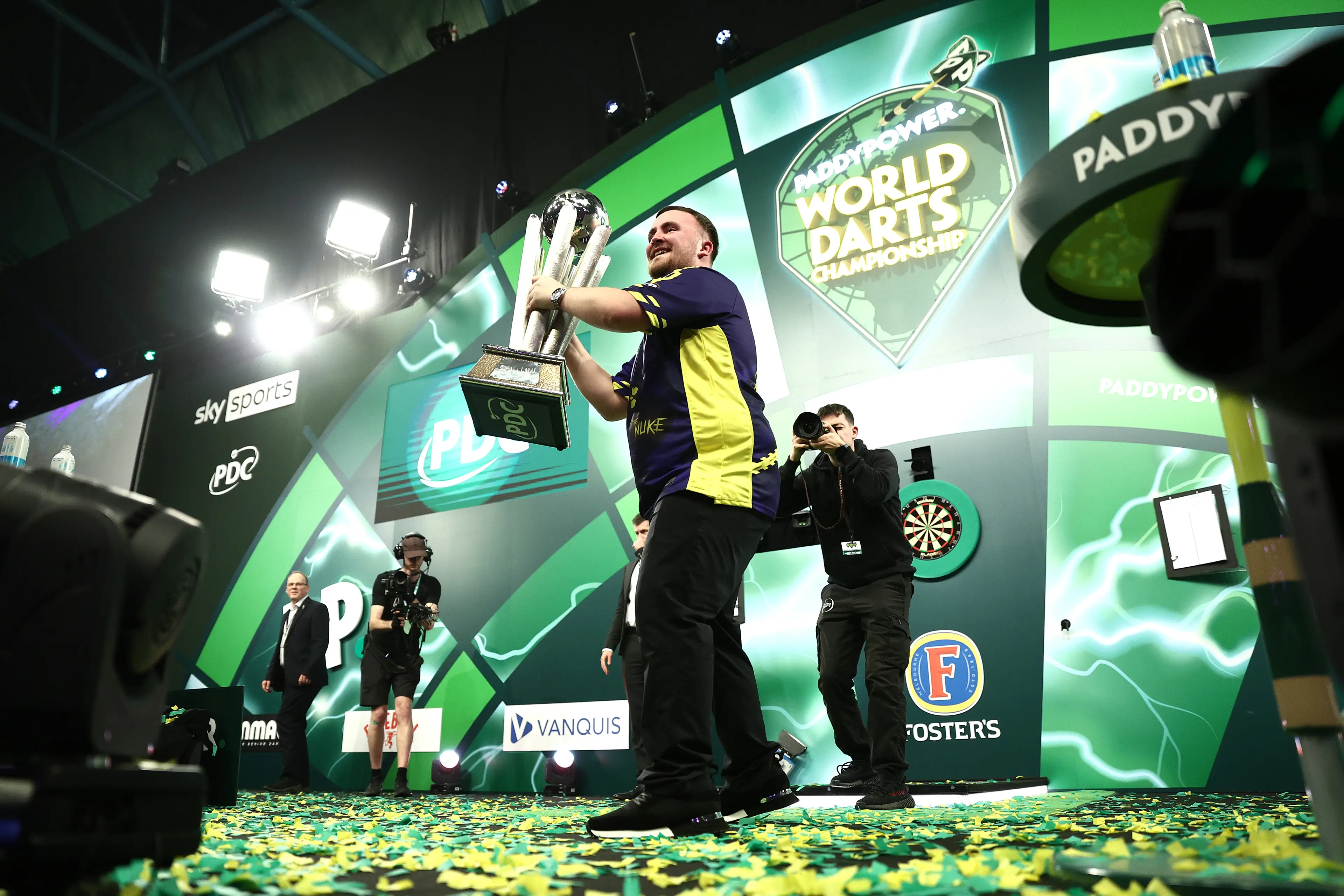 Luke Littler won last year's World Championship (Image: Getty)