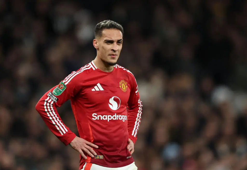 Man Utd forward Antony pictured (Image: Getty)