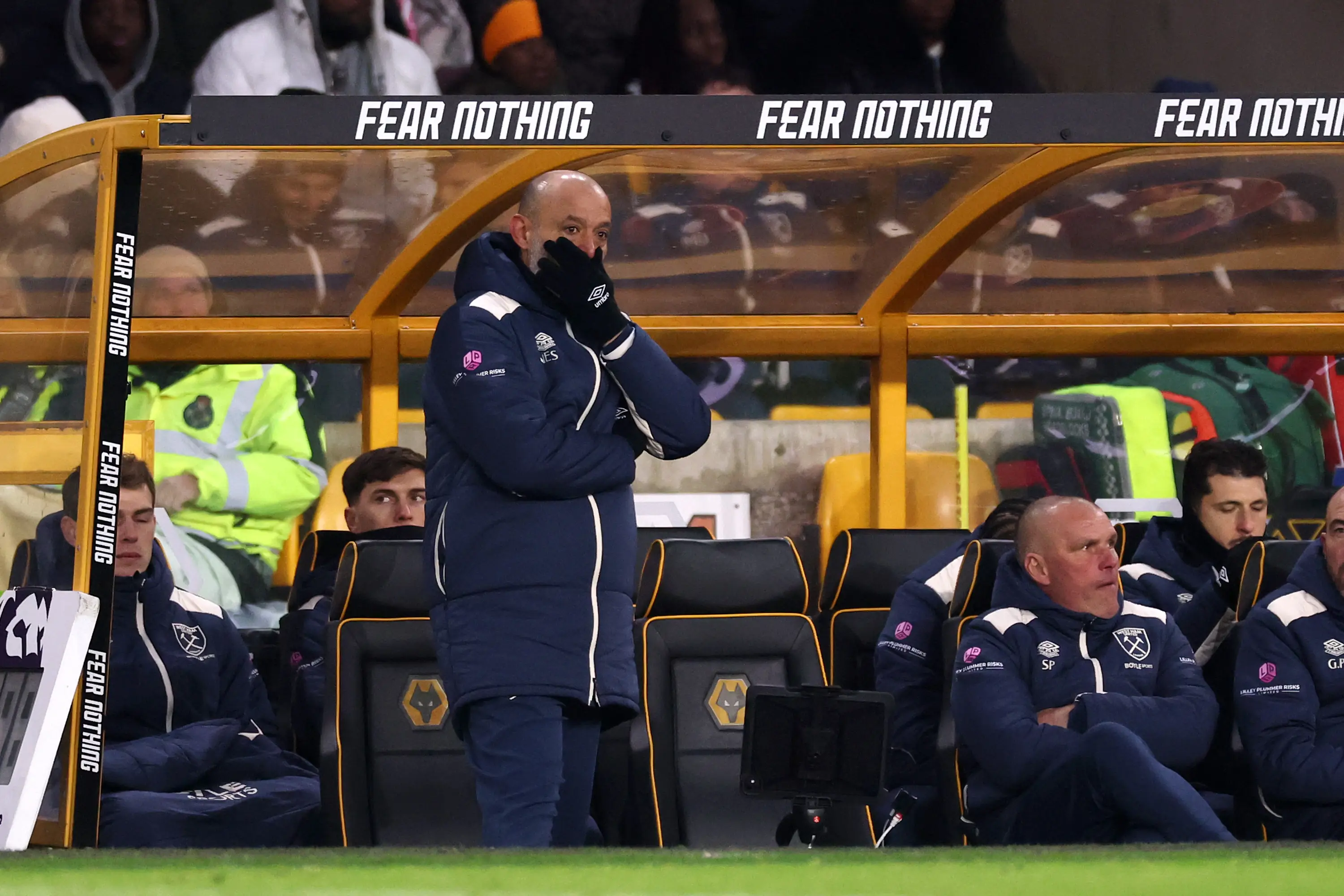 Nuno Espirito Santo watches on against former club Wolves. Image credit: Getty