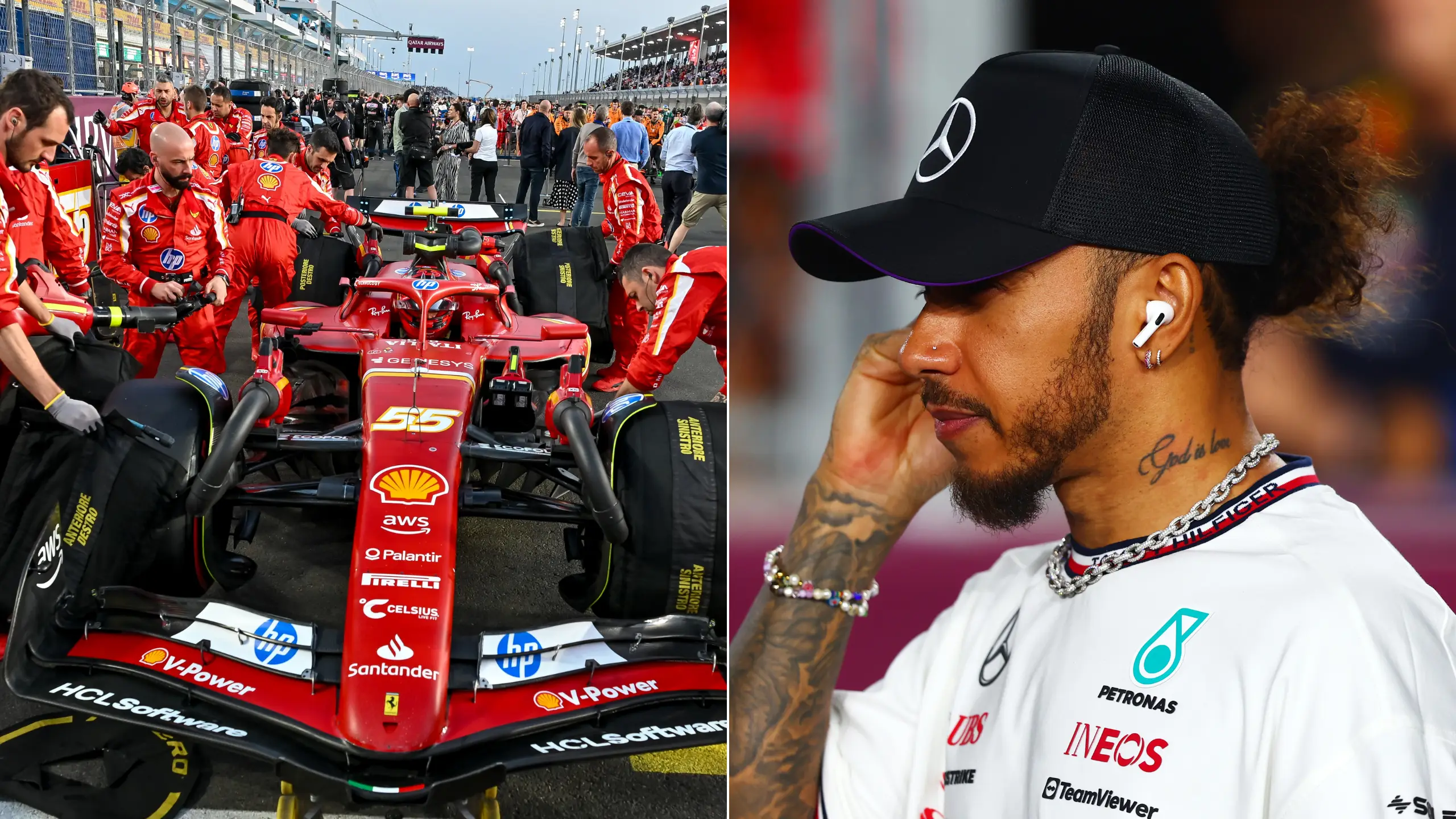 Lewis Hamilton called out over 'worrying' comment ahead of Qatar Grand Prix that will concern Ferrari fans