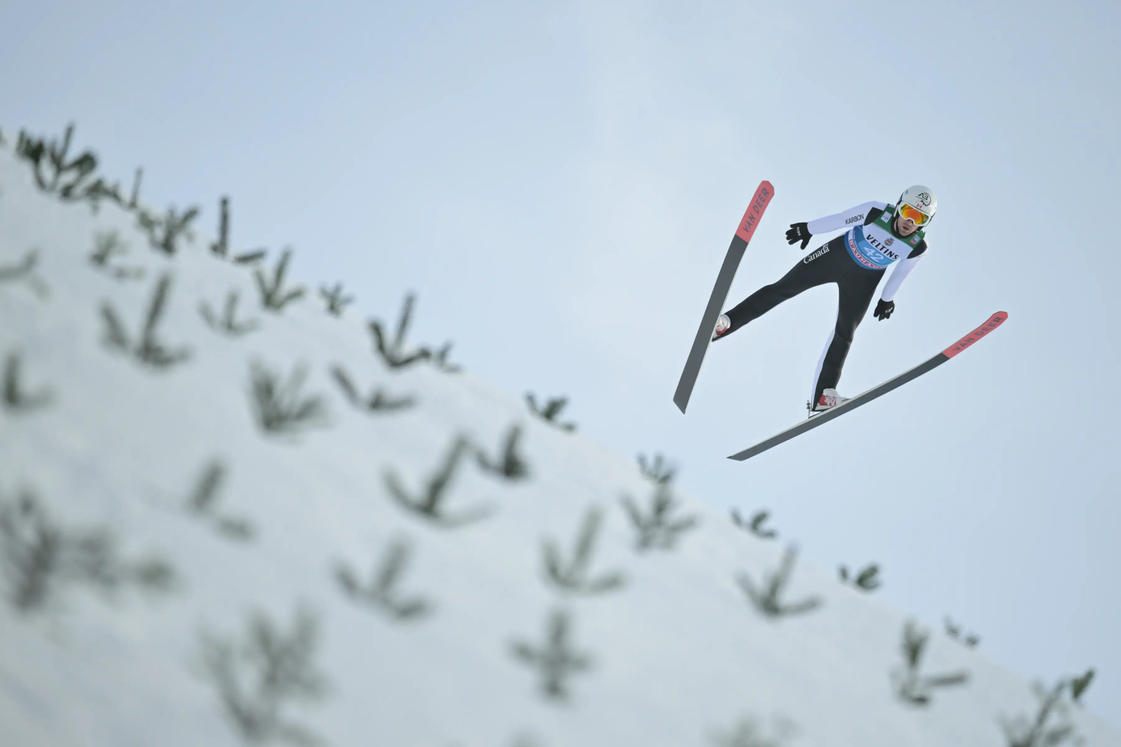 The issue in ski jumping has been referred to as "penis-gate". Image: Getty