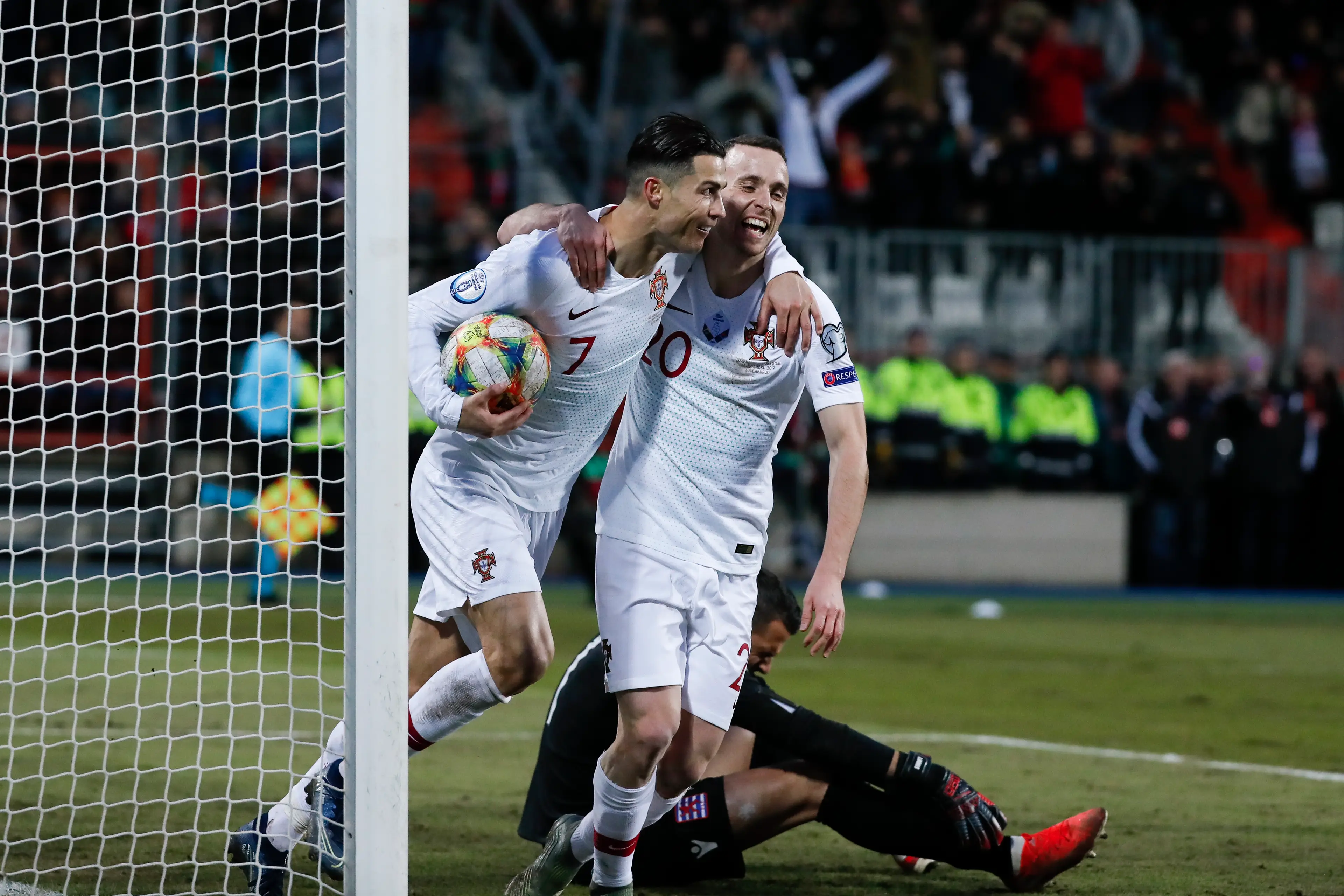 Jota and Ronaldo played together 32 times for Portugal. Image credit: Getty