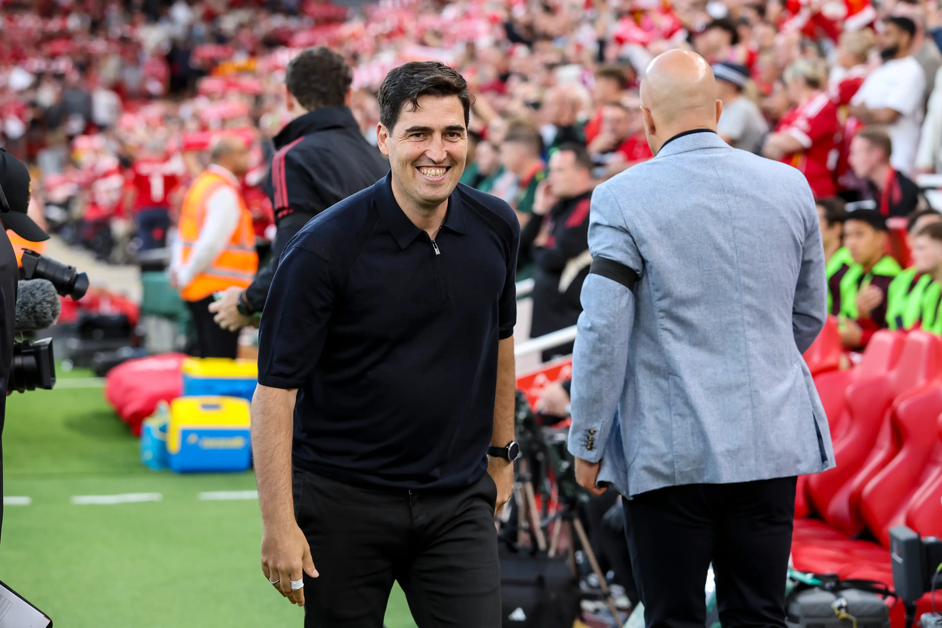 Iraola is the leading candidate to become Liverpool's next head coach. Image credit: Getty
