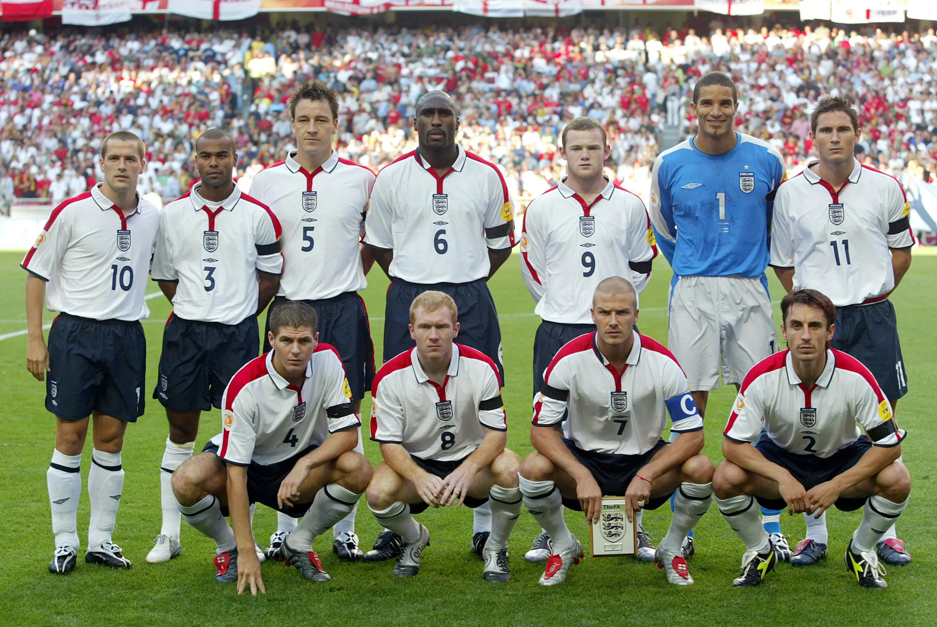 England's 'Golden Generation' never quite reach the expected standards. Image: Getty