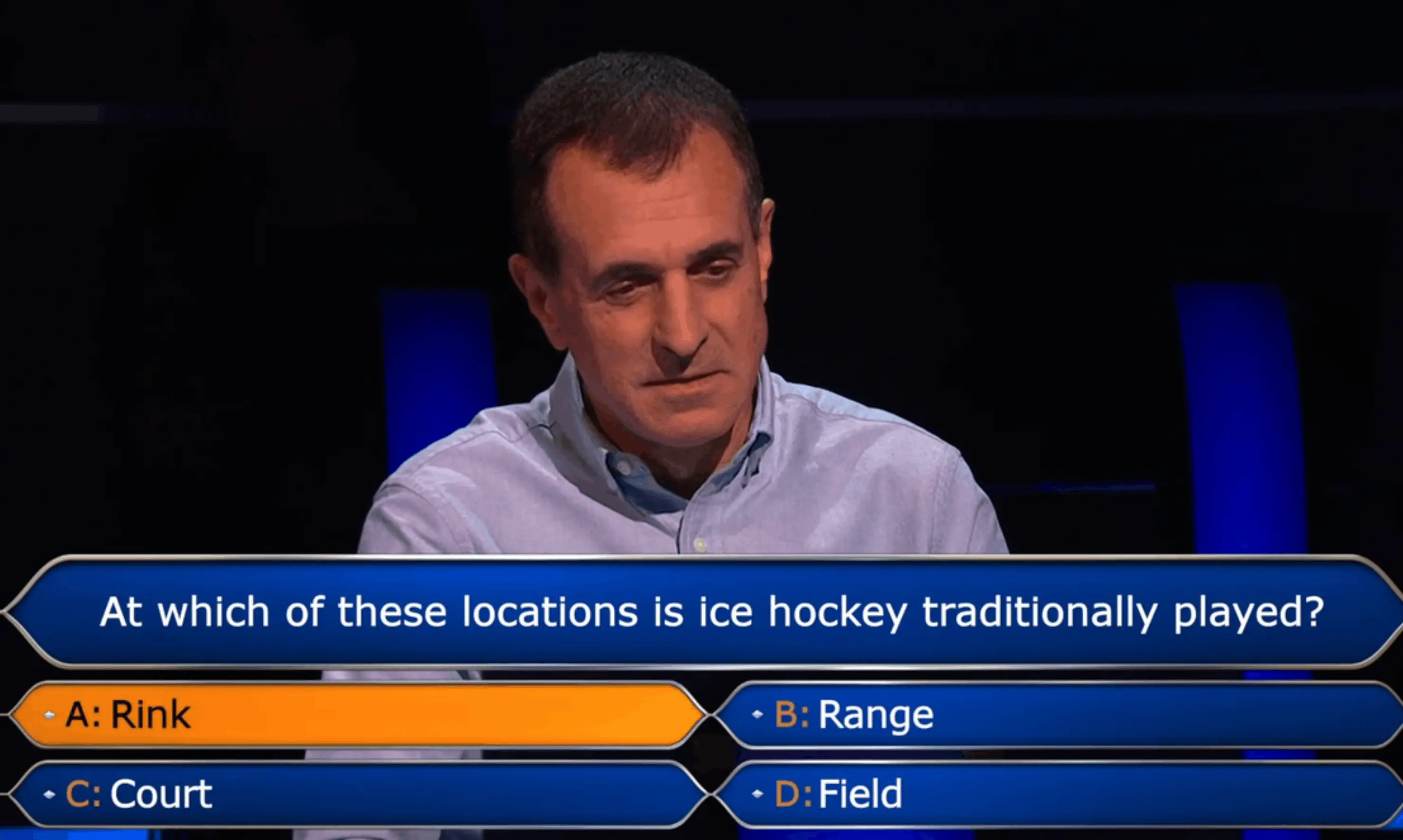 Dubowski quickly highlighted the correct answer (Image: ITVX)