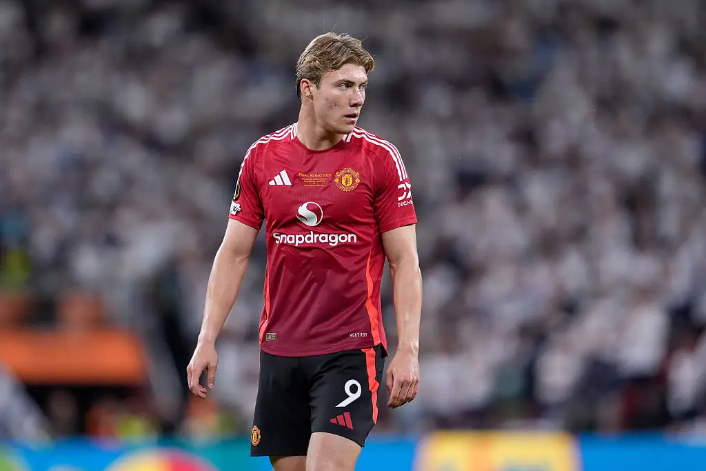 Rasmus Hojlund has failed to find form at Man Utd (Credit:Getty)