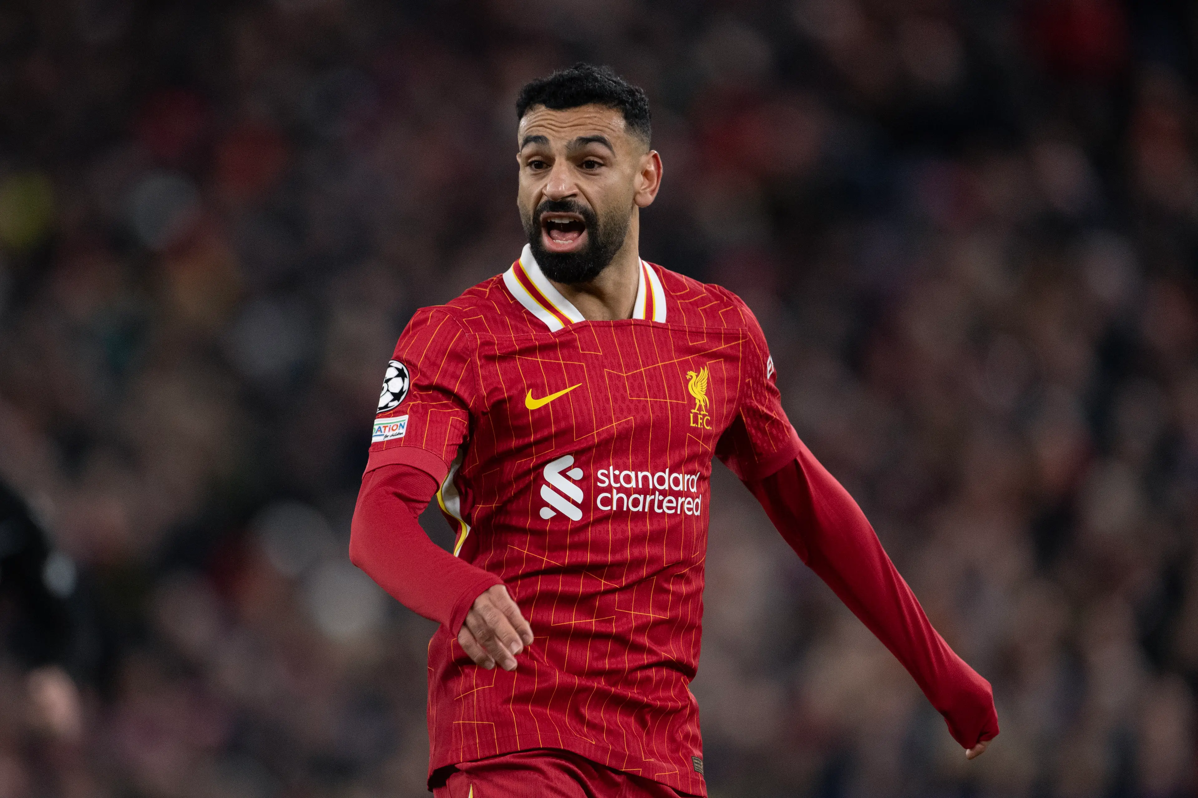 Mohamed Salah's contract is set to expire at the end of the season. Image: Getty