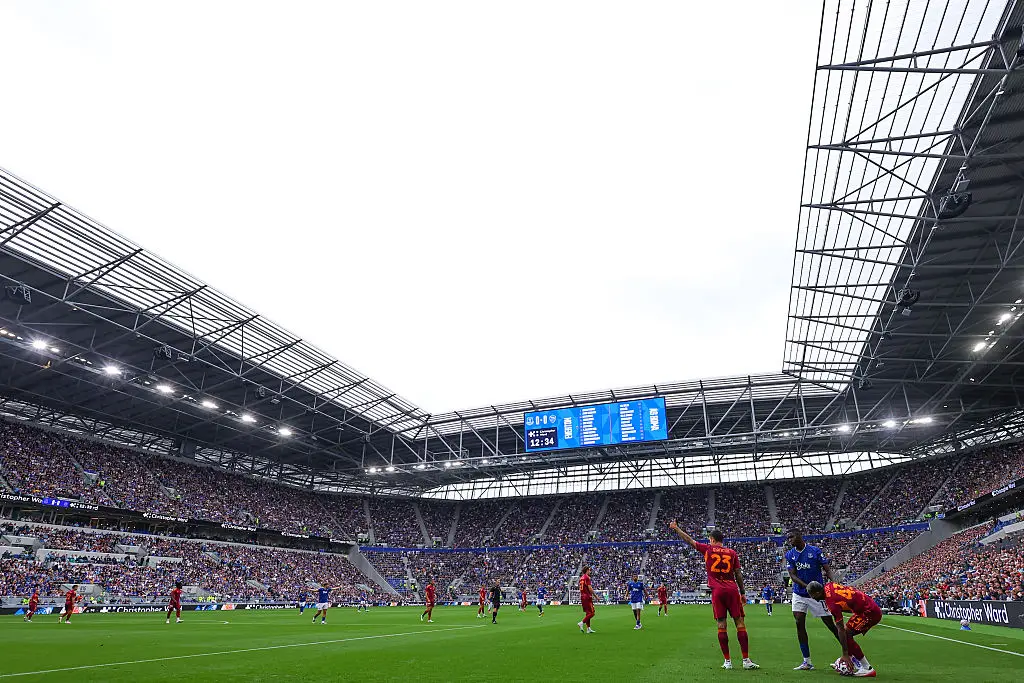Everton faced AS Roma at the Hill Dickinson Stadium on Saturday (Credit:Getty)