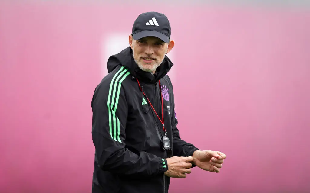 Thomas Tuchel pictured during a Bayern Munich training session - Getty