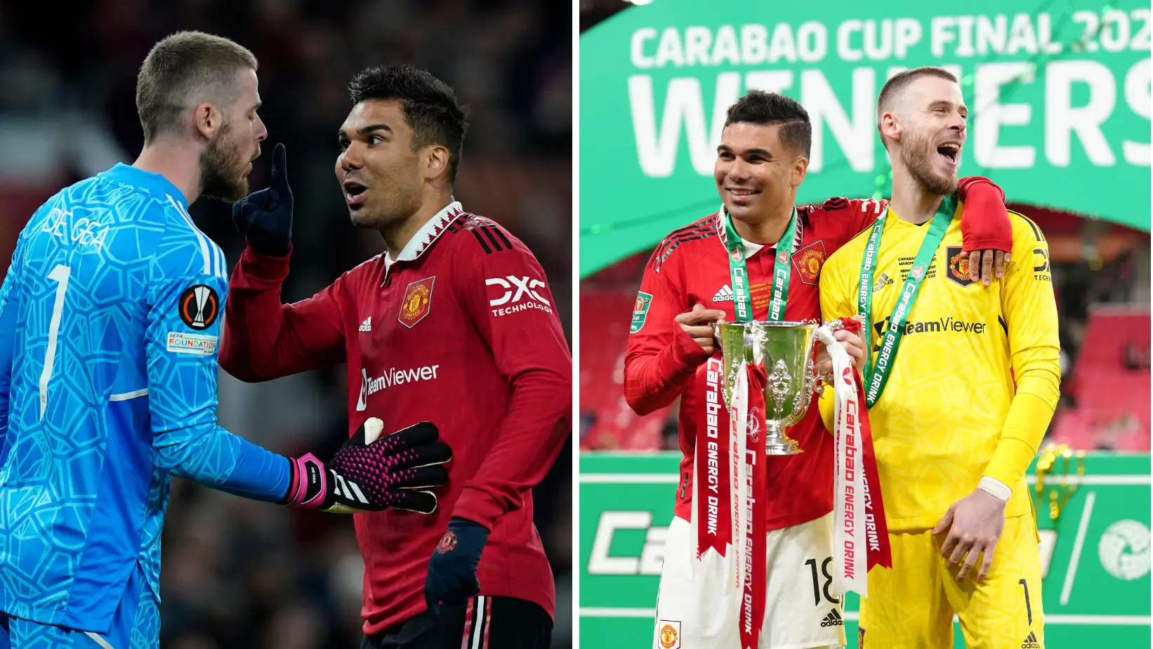 David de Gea responds after Man United teammate Casemiro left him an X-rated note