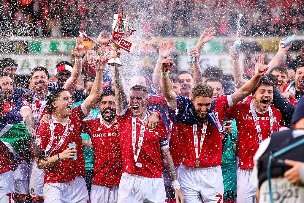 Wrexham were promoted on April 26 (Credit:Getty)