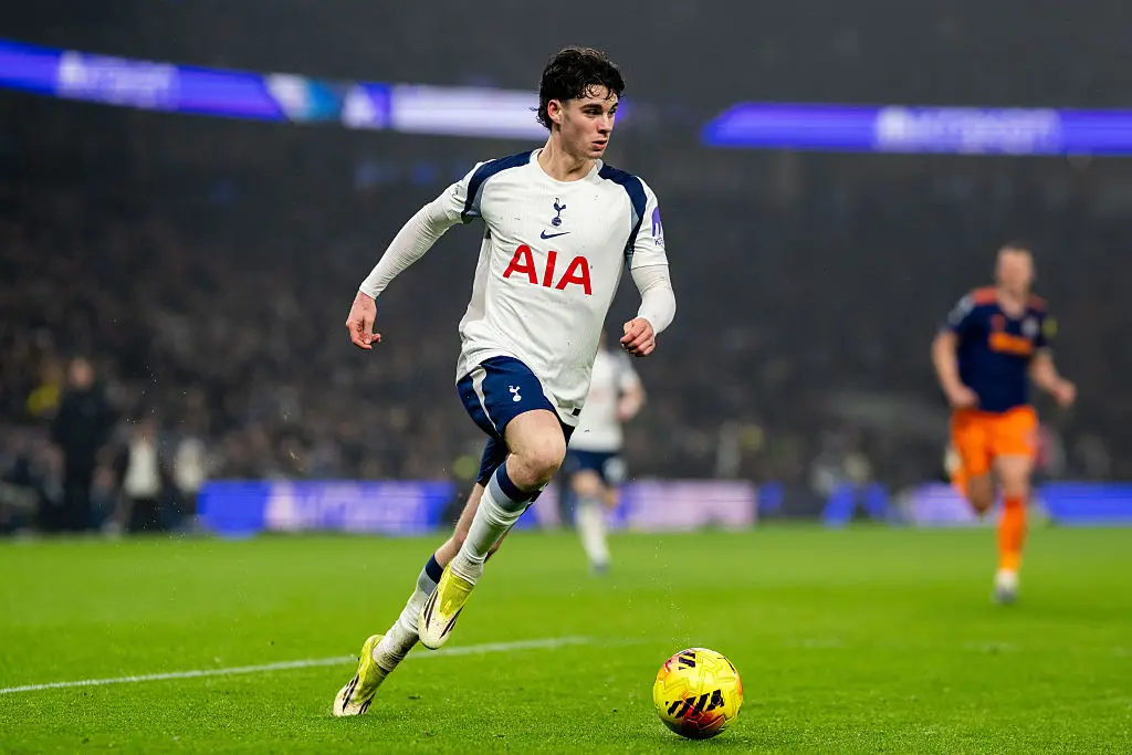 Archie Gray may stay at Spurs if they suffer relegation (Credit:Getty)