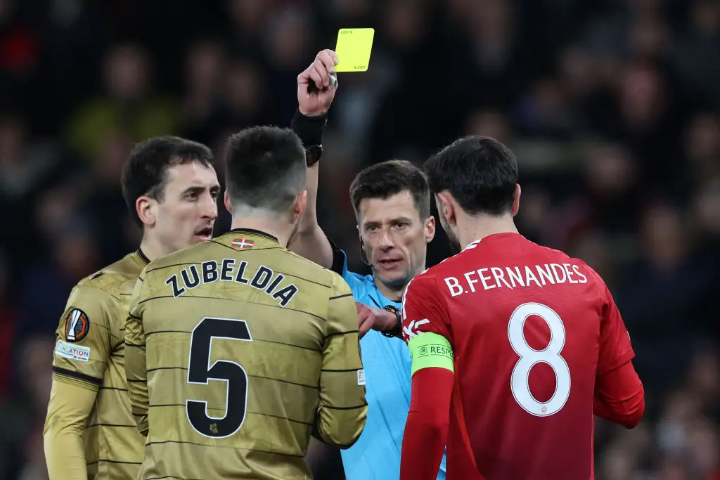 Benoit Bastien officiated Sociedad's 4-1 defeat to United (Image: Getty)