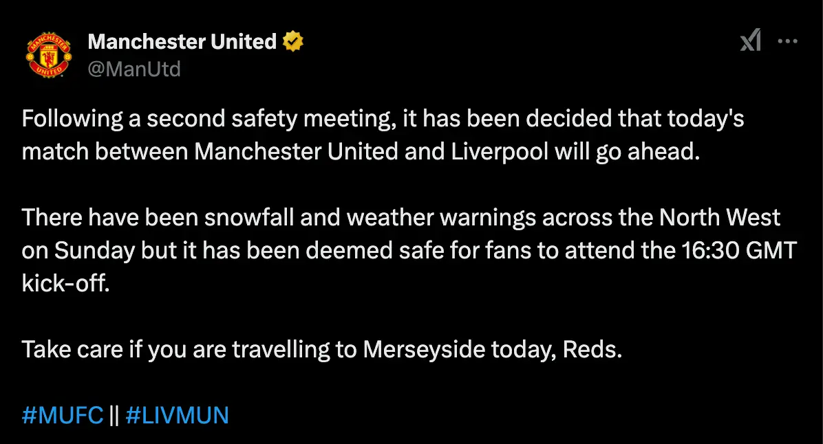 Image: Twitter/@ManUtd