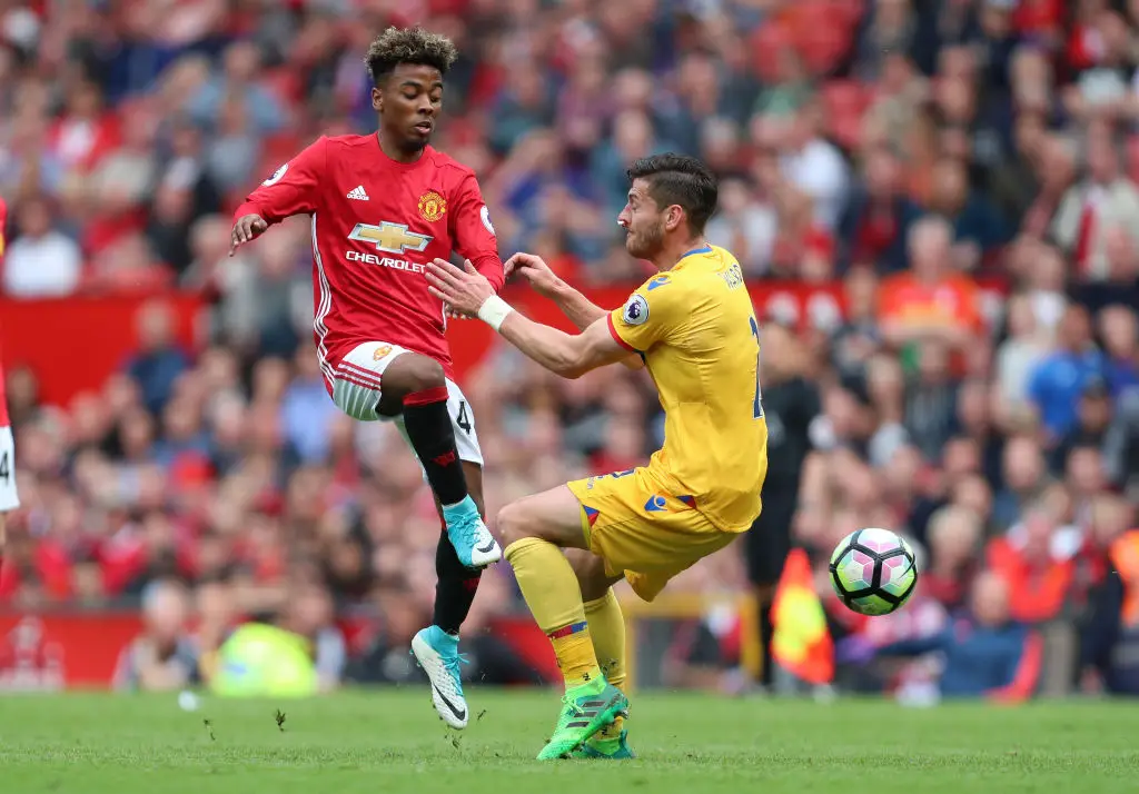 Angel Gomes in Premier League action for Man Utd against Crystal Palace - Getty