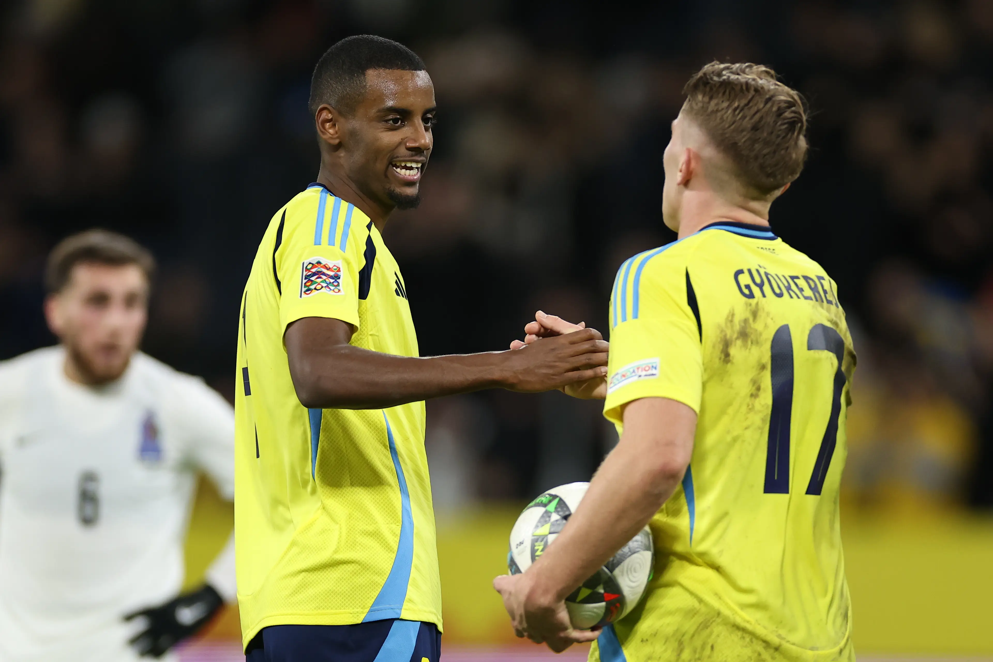 Alexander Isak and Viktor Gyokeres are teammates for the Swedish national team. (Image: Robbie Jay Barratt - AMA / Contributor via Getty)