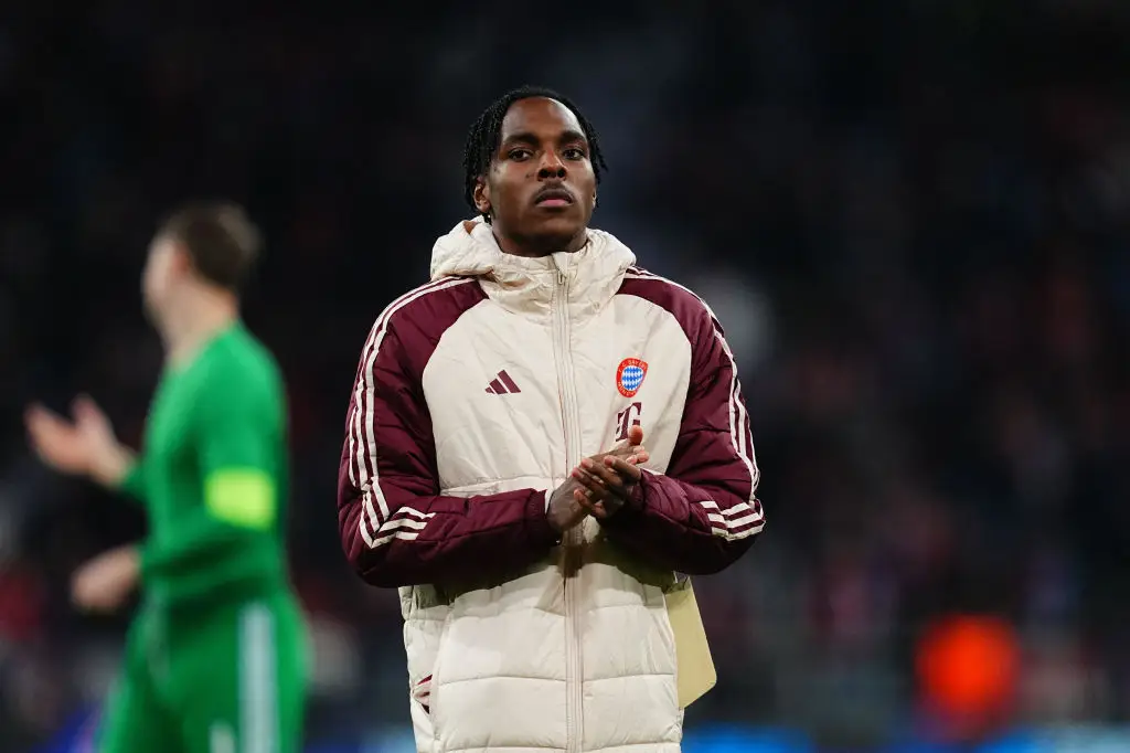 Mathys Tel has been heavily linked with a move to the Premier League this month. (Image: Getty)