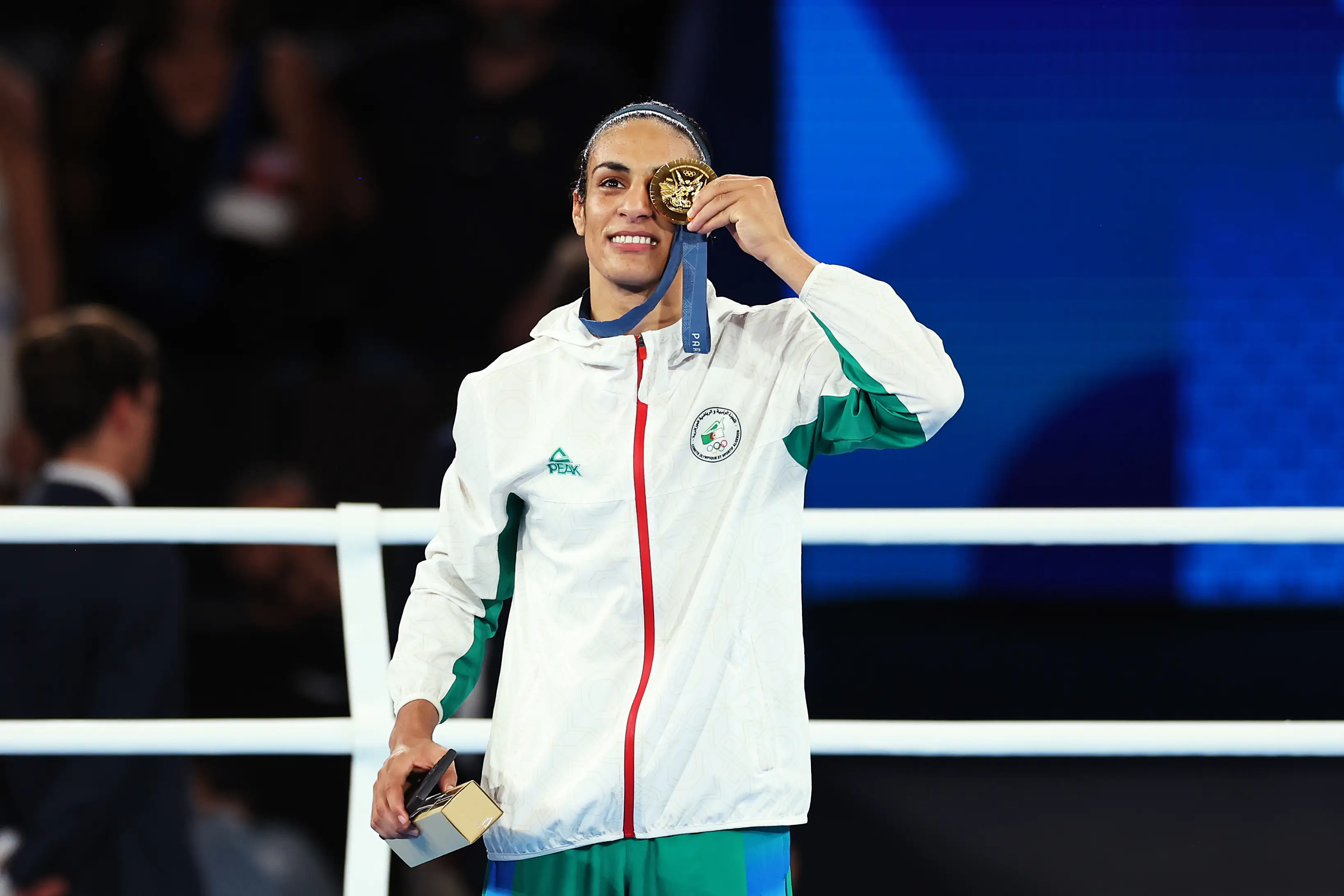 Imane Khelif won Gold at the 2024 Olympics. Image: Getty