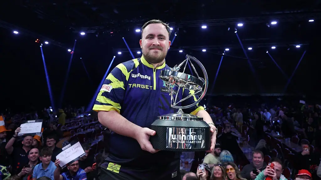 Luke Littler won the Winmau World Masters on Sunday. (Image: Getty)