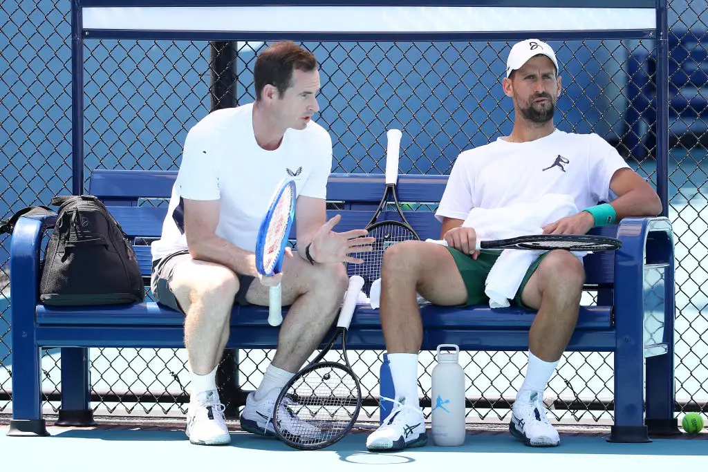 Andy Murray will returned to his coaching role with Novak Djokovic in March after a brief break. (Image:Getty)