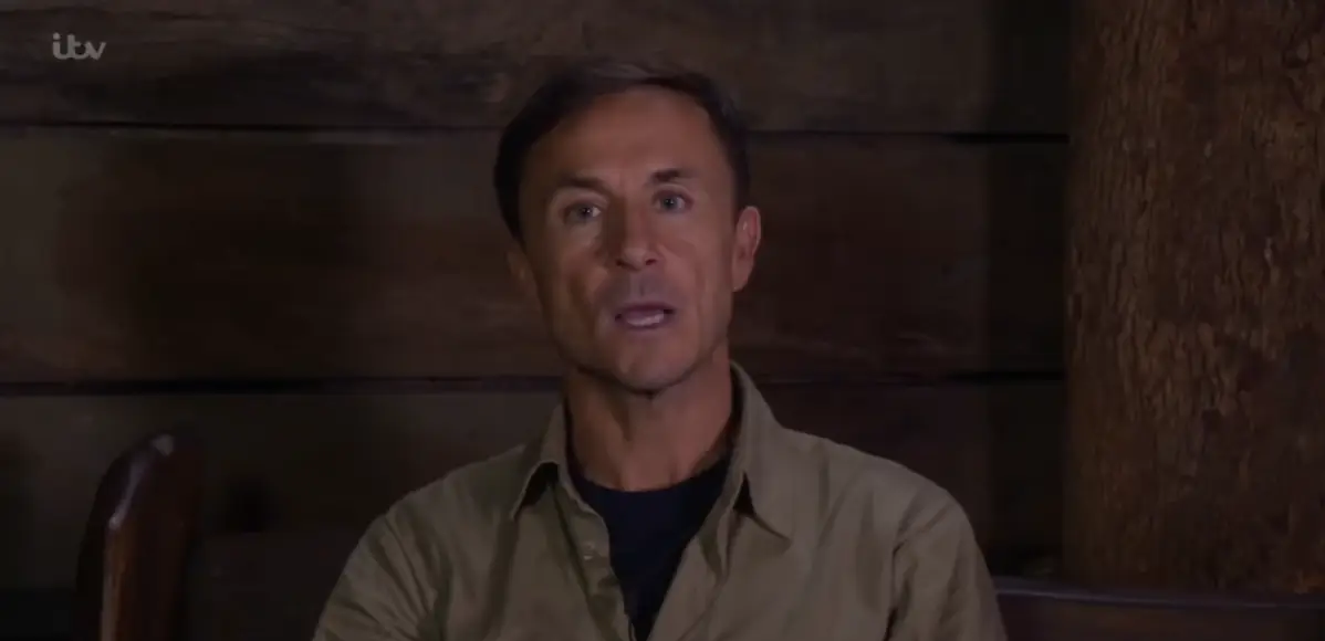 Dennis Wise on I'm a Celeb (Image: ITV)