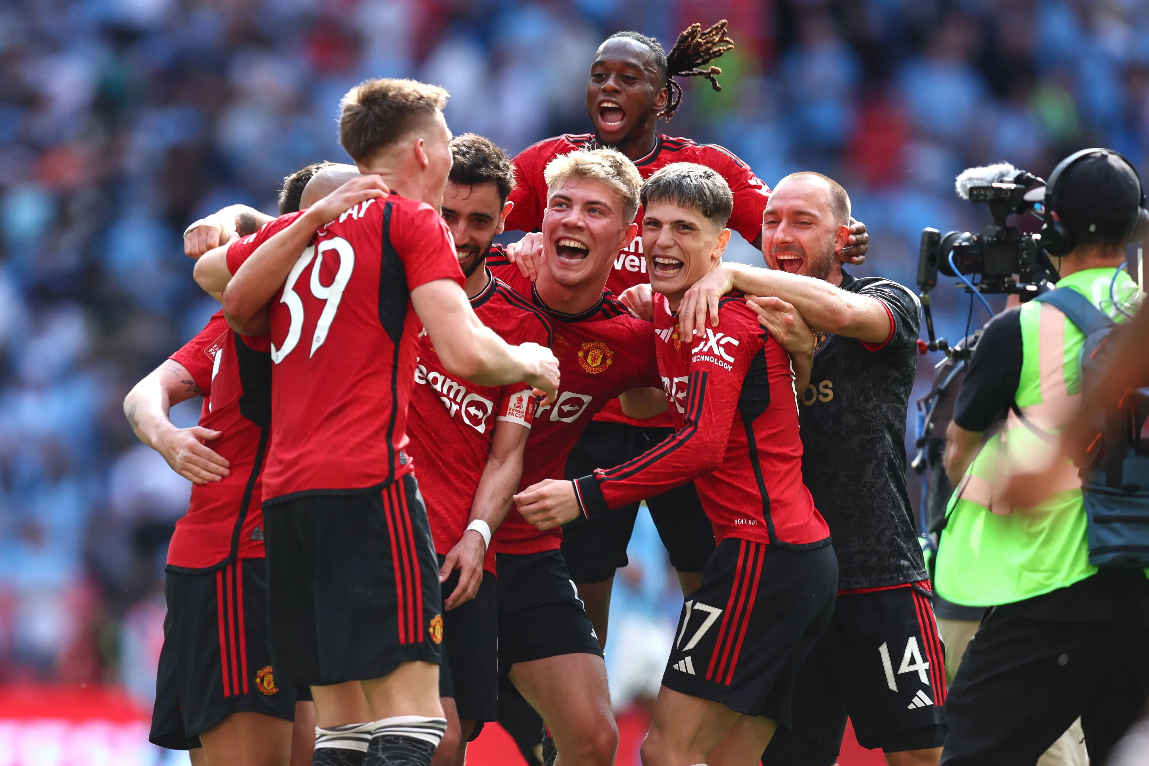 Wan-Bissaka won the FA Cup during his final season at Manchester United (Image: Getty)