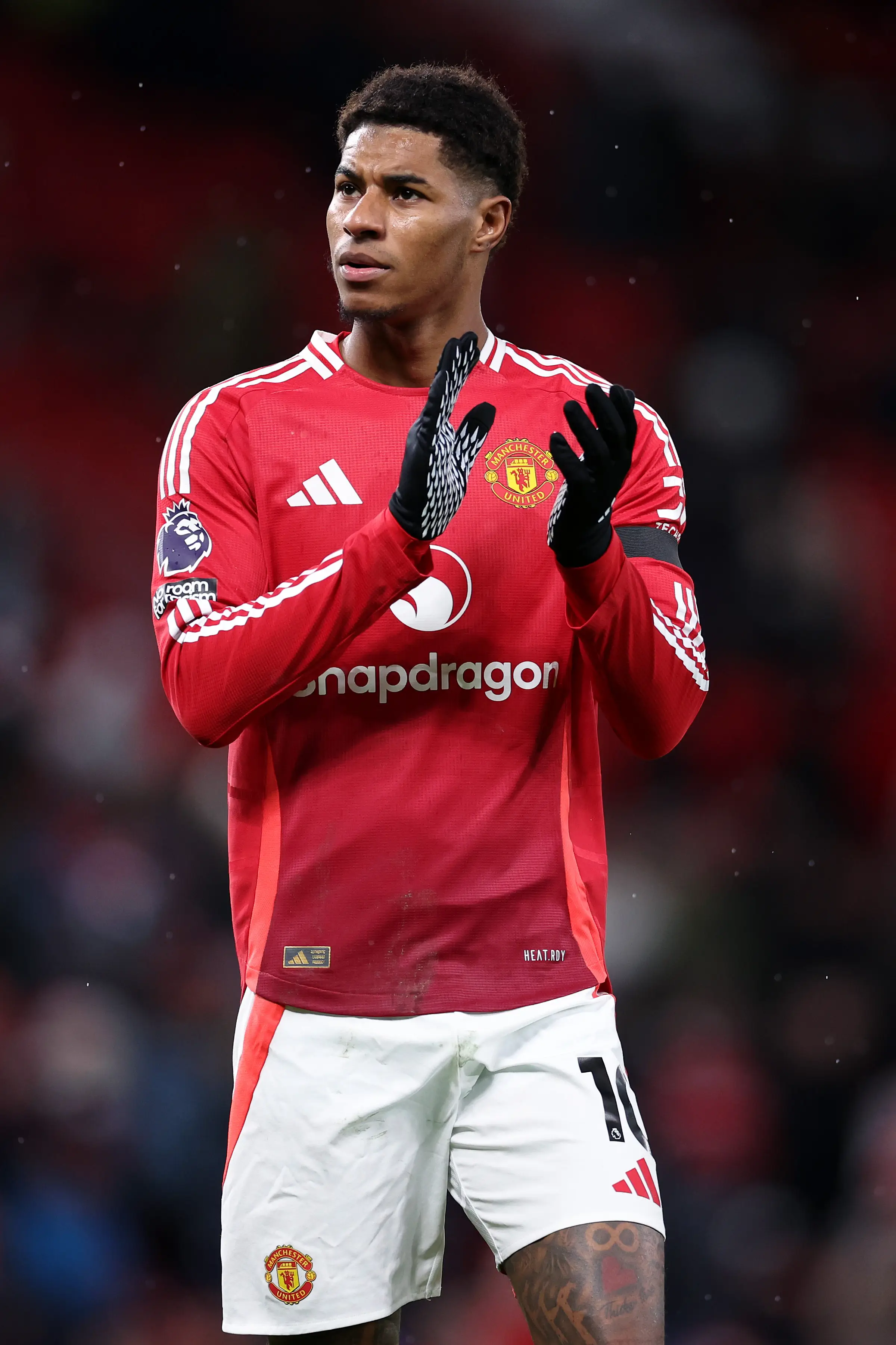 Rashford has been at United since the age of seven and played more than 400 times. Image: Getty
