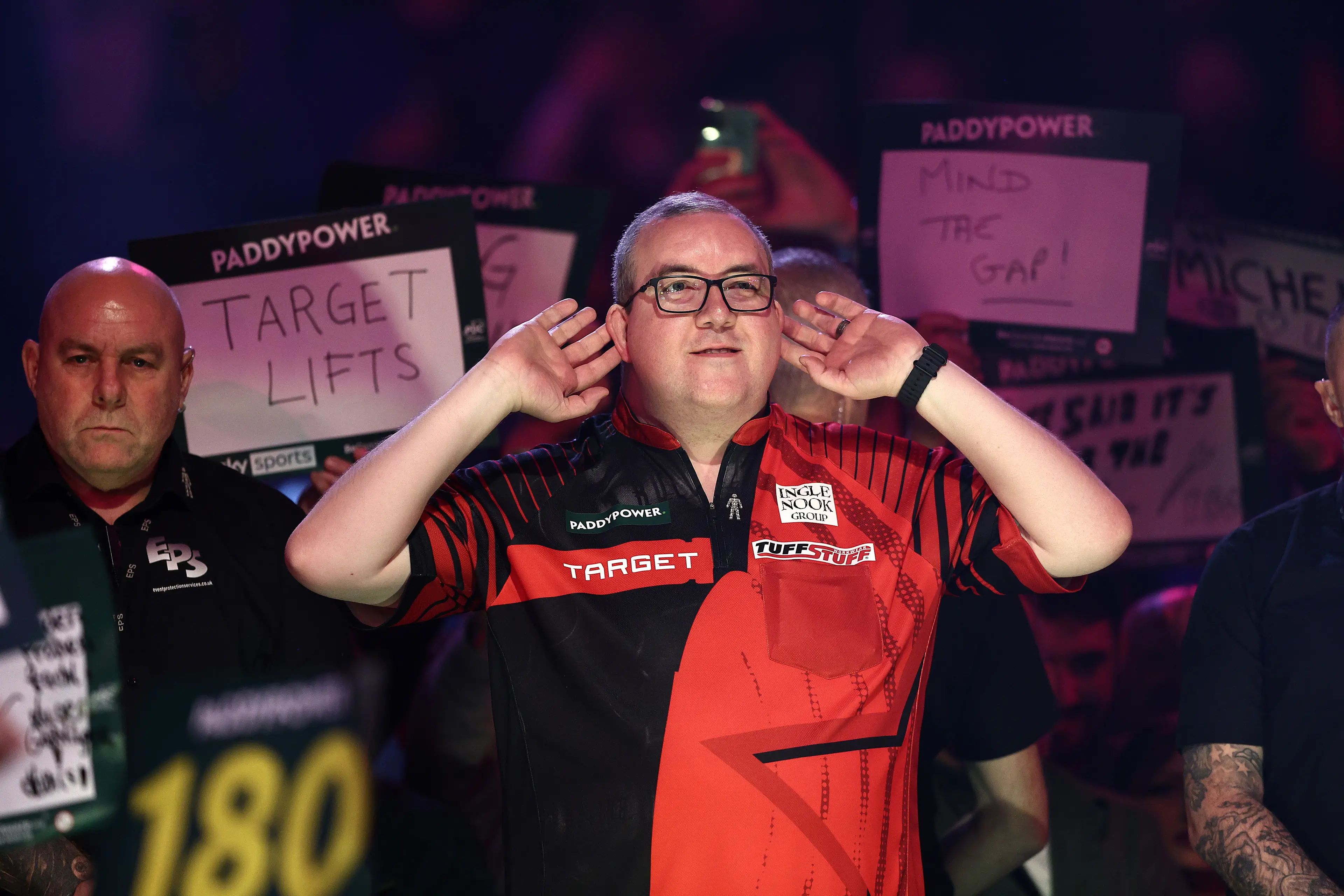 Stephen Bunting was beaten by Luke Littler on Thursday night. Image: Getty
