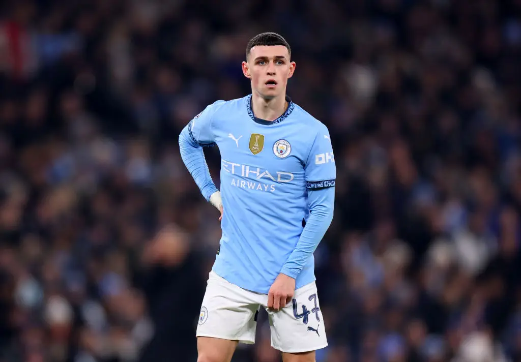 Phil Foden has made 32 appearances for Man City this season. (Image: Getty)