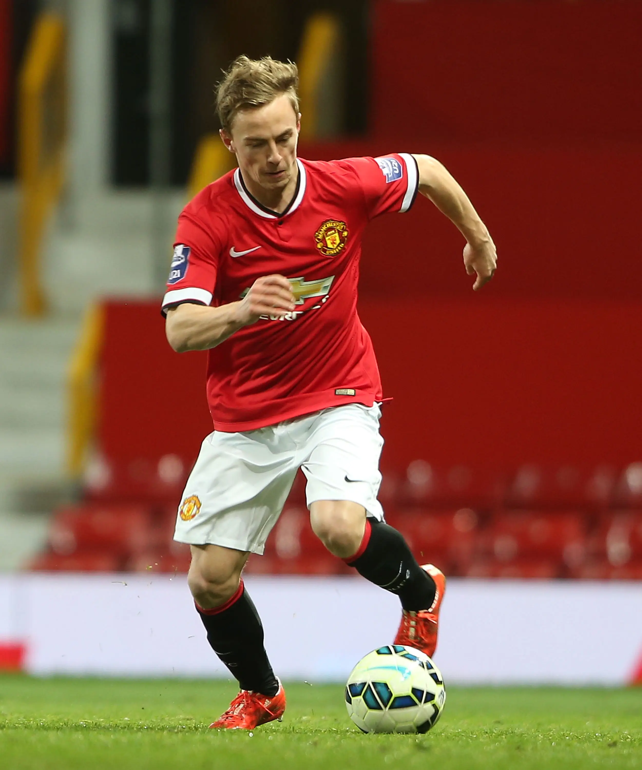 Andy Kellett played 10 times for Manchester United's Under 23's. Image: Getty