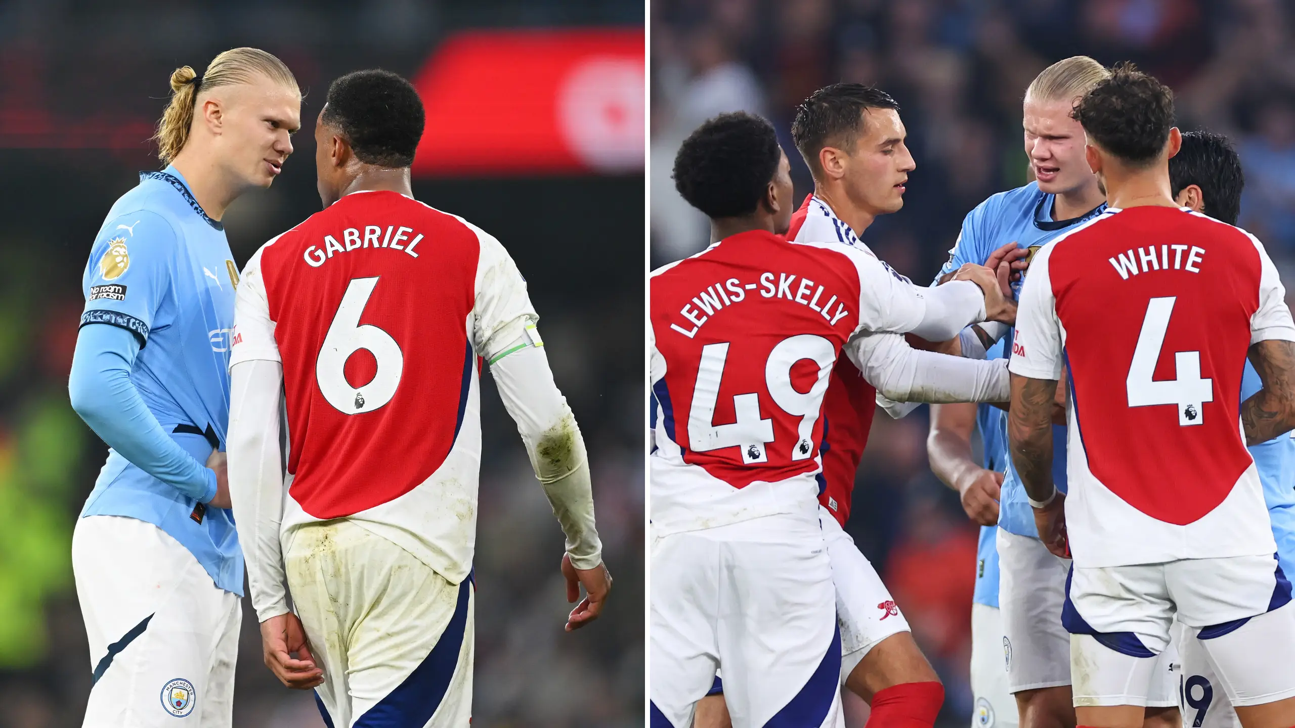 Bombshell report reveals how Arsenal players reacted in the dressing room after hearing Man City players' comments about them