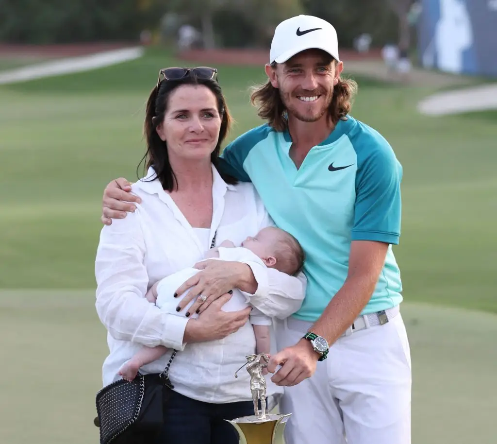 Clare (left) and Tommy Fleetwood (right) in 2017 (Credit:Getty)