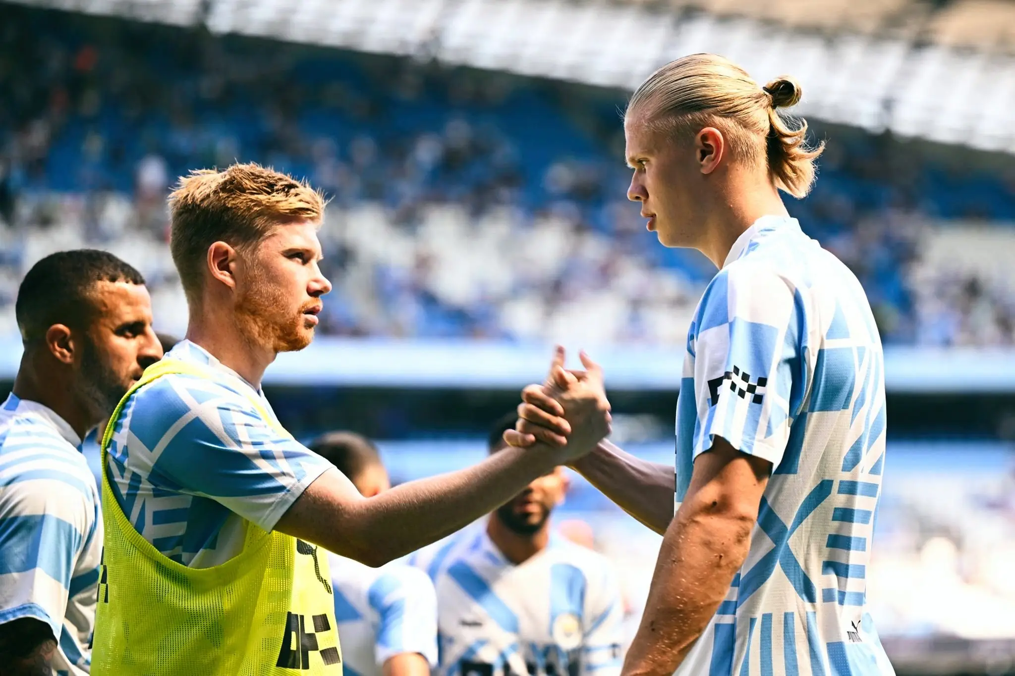 Kevin De Bruyne and Erling Haaland (Twitter)