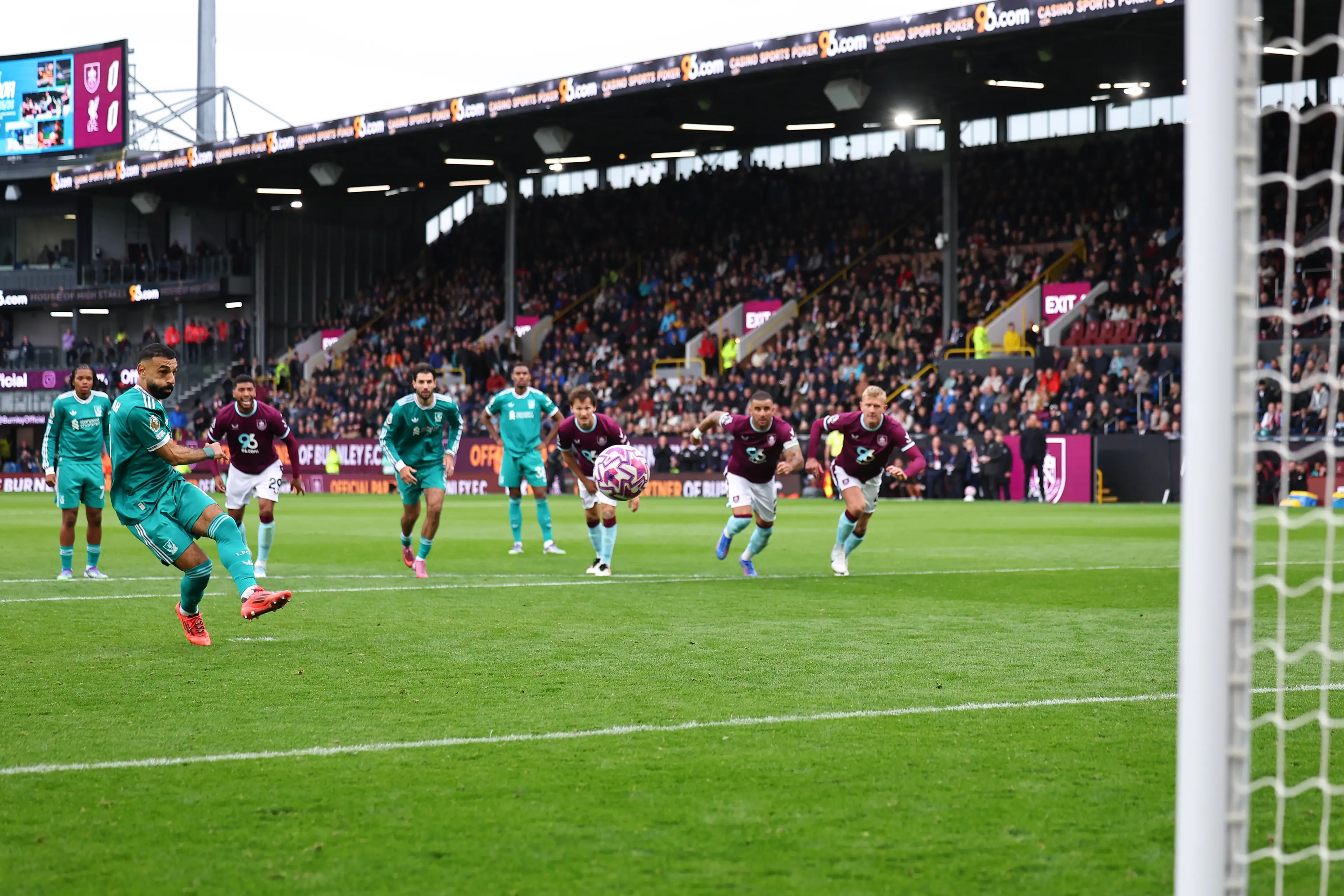 Mo Salah scored the winner for Liverpool against Burnley. (Image: Getty)