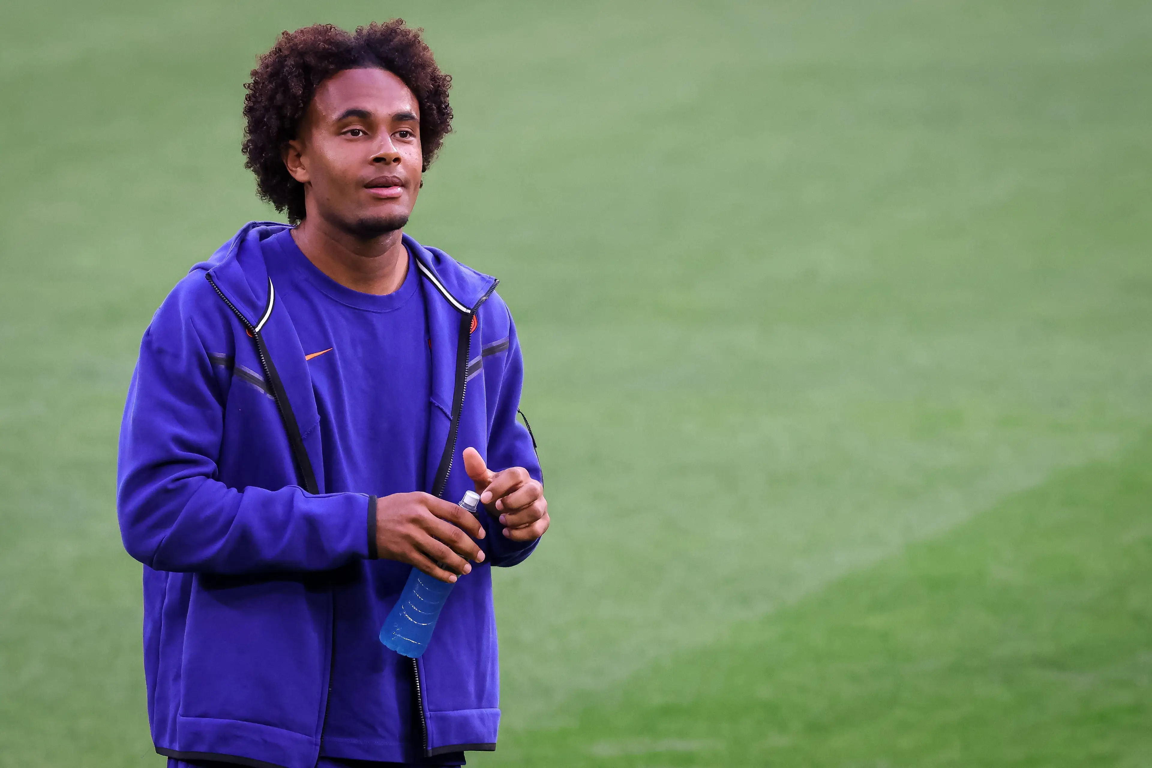 Zirkzee had been at the Euros with the Netherlands (Getty)