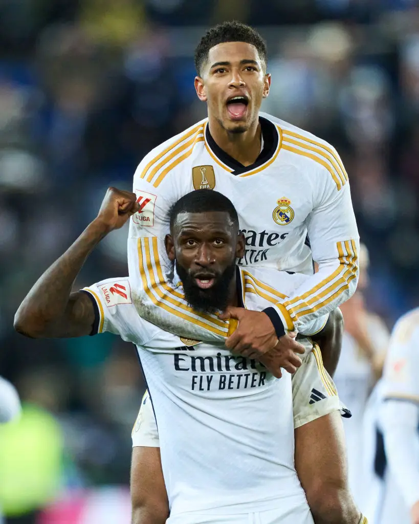 Bellingham has made an admission about his salary to his Real Madrid teammates (Image: Getty)