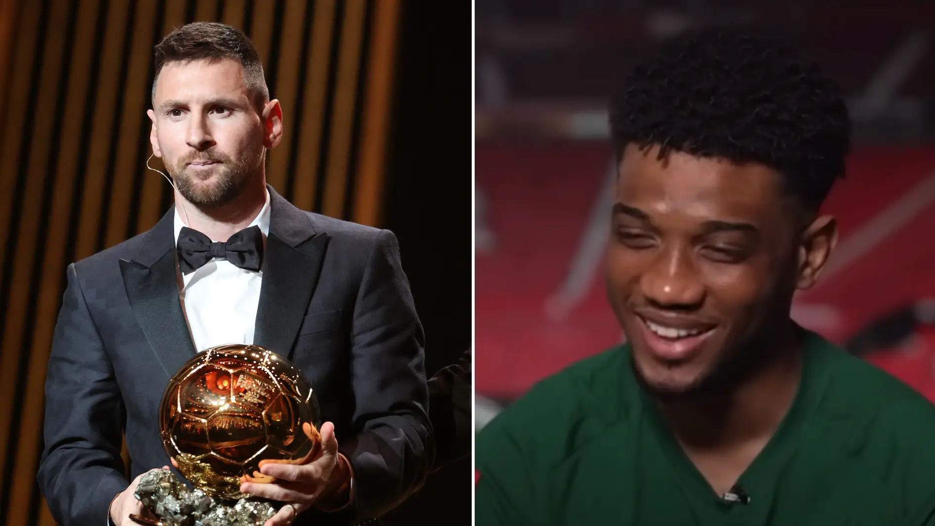 Amad Diallo risks angering former Man Utd teammate Cristiano Ronaldo with Lionel Messi comment